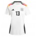 Camiseta Alemania Thomas Muller #13 Primera Equipación Replica Eurocopa 2024 mangas cortas